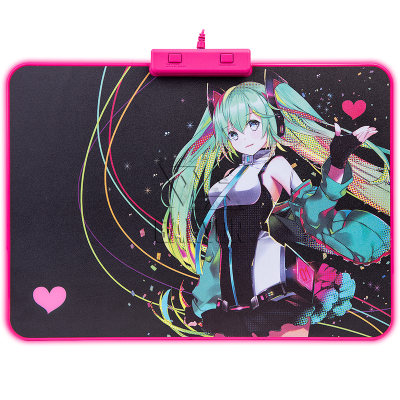 Коврик для мыши Tt eSPORTS Draconem RGB HATSUNE MIKU Edition [MP-DCM-RGBHMS-09] [355х255х4мм]