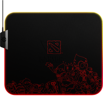Коврик для мыши SteelSeries QcK Prism Cloth Dota 2 [63832] [320х270х4мм]