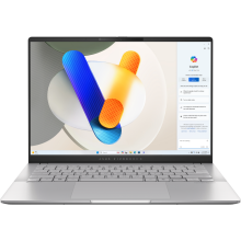 Ноутбук ASUS M5406WA Vivobook S14 OLED (QD127) [14" (1920x1200), AMD Ryzen AI 9 365 2.0ГГц, 24 Гб DDR5, SSD 1 Тб, AMD Radeon 880M, без ОС]