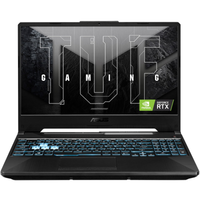 Ноутбук ASUS FA506NC TUF Gaming A15 (HN063) [15,6" (1920x1080), AMD Ryzen 5 7535HS 3.3ГГц, 16 Гб DDR5, SSD 512 Гб, GeForce RTX 3050 4 Гб, без ОС]