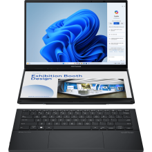 Ноутбук ASUS UX8406MA Zenbook Duo 14 (2024) (QL182W) [14" (1920x1200), Intel Core i7-155H 1.4ГГц, 32 Гб DDR5, SSD 1 Тб, Intel Arc Graphics, Windows 11 Home]