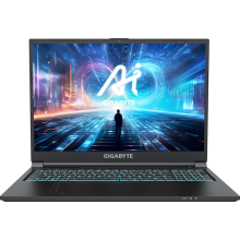 Ноутбук Gigabyte G6 (2024) (MF-H2KZ893KD) [16" (1920x1200), Intel Core i7-13620H 2.4ГГц, 16 Гб DDR5, SSD 512 Гб, GeForce RTX 4050 6 Гб, без ОС]