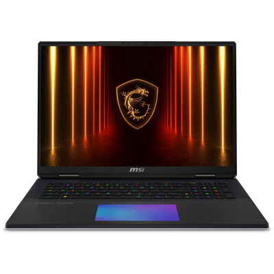 Ноутбук MSI Titan 18 HX AI A2XWJG-206RU [18" (3840x2400), Intel Core Ultra 9 285HX 2.8ГГц, 64 Гб DDR5, SSD 4 Тб, 2 SSD по 2 Тб, GeForce RTX 5090 24 Гб, Windows 11 Home]