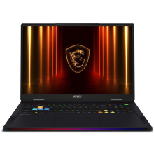 Ноутбук MSI Raider 18 HX AI A2XWIG-204RU [18" (3840x2400), Intel Core Ultra 9 285HX 2.8ГГц, 32 Гб DDR5, SSD 4 Тб, 2 SSD по 2 Тб, GeForce RTX 5080 16 Гб, Windows 11 Home]