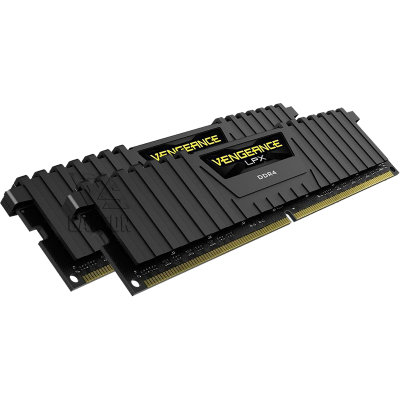 Оперативная память 32 Гб DDR4 2400MHz Corsair Vengeance LPX [CMK32GX4M2A2400C16] [2x16 Гб KIT]