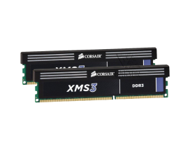 Оперативная память 8 Гб DDR3 1600MHz Corsair XMS3 [CMX8GX3M2A1600C9] [2x4 Гб KIT]