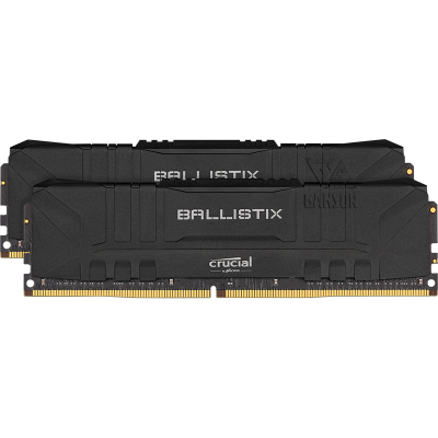 Оперативная память 16 Гб DDR4 3000MHz Crucial Ballistix Black [BL2K8G30C15U4B] [2x8 Гб KIT]