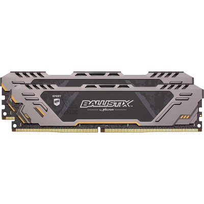 Оперативная память 32 Гб DDR4 2666MHz Crucial Ballistix Sport AT [BLS2K16G4D26BFST] [2x16 Гб KIT]