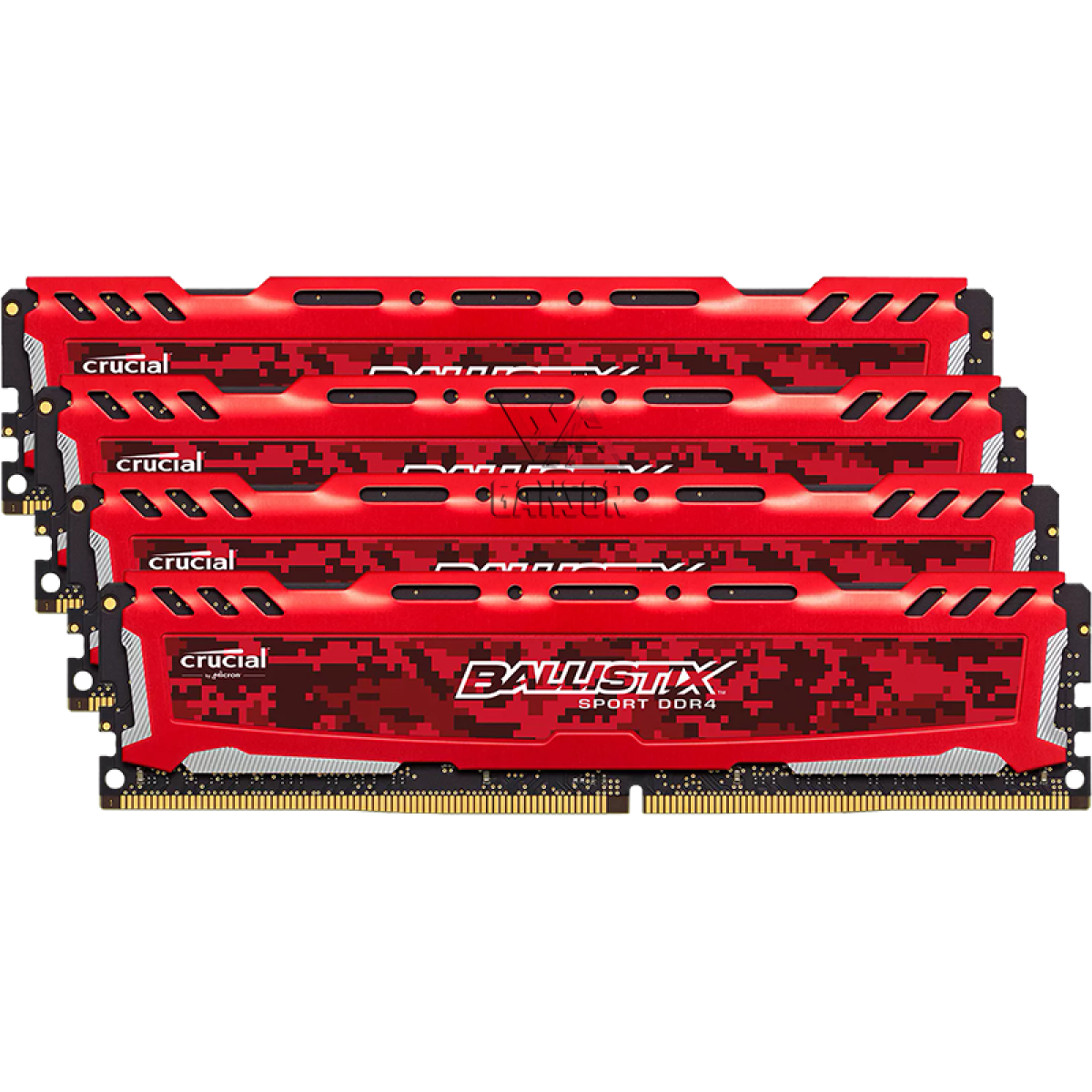 Оперативная память 32 Гб DDR4 3200MHz Crucial Ballistix Sport LT Red  [BLS4K8G4D32AESEK] [4x8 Гб KIT]