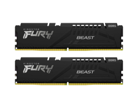 Оперативная память 32Gb DDR5 6000MHz Kingston Fury Beast [KF560C36BBEK2-32] [2x16Gb KIT]