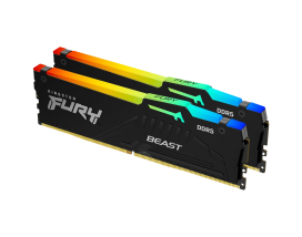 Оперативная память 16Gb DDR5 5200MHz Kingston Fury Beast RGB [KF552C40BBAK2-16] [2x8Gb KIT]