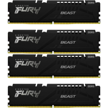 Оперативная память 128Gb DDR5 5600MHz Kingston Fury Beast Black [KF556C40BBK4-128] [4x32Gb KIT]