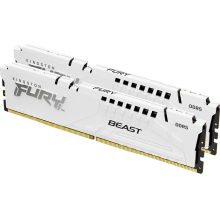 Оперативная память 64Gb DDR5 6000MHz Kingston Fury Beast White [KF560C40BWK2-64] [2x32Gb KIT]