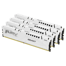 Оперативная память 128Gb DDR5 5600MHz Kingston Fury Beast White [KF556C40BWK4-128] [4x32Gb KIT]