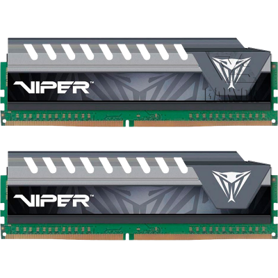 Оперативная память 32 Гб DDR4 2666MHz Patriot Viper Elite [PVE432G266C6KGY] [2x16 Гб KIT]