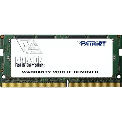 Оперативная память 4 Гб DDR4 2400Mhz Patriot SO-DIMM [PSD44G240081S]