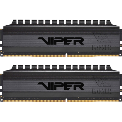 Оперативная память 16 Гб DDR4 4000MHz Patriot Viper 4 Blackout [PVB416G400C9K] [2x8 Гб KIT]