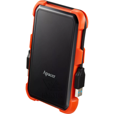 Внешний жесткий диск 1Тб Apacer AC630 Black/Orange [AP1ТбAC630T-1]