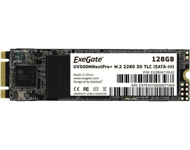 Купить Накопитель SSD 128Gb ExeGate NextPro+ M.2 (UV500TS128)