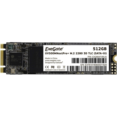 Накопитель SSD 512Gb ExeGate NextPro+ M.2 [UV500TS512]