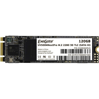 Накопитель SSD 120Gb ExeGate NextPro M.2 [UV500TS120]