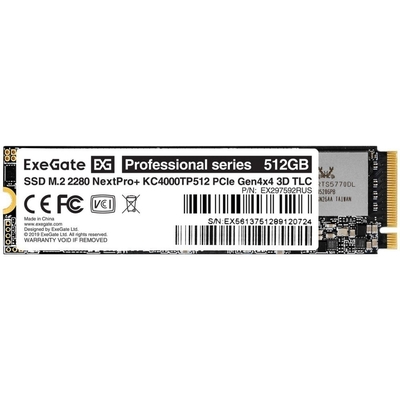 Накопитель SSD 512Gb ExeGate NextPro+ [KC4000TP512]