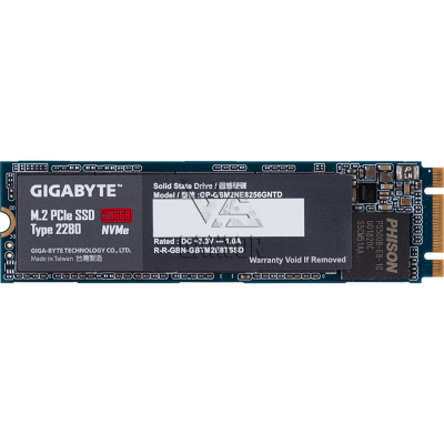 Твердотельный накопитель 256Гб SSD Gigabyte [GP-GSM2NE8256GNTD]