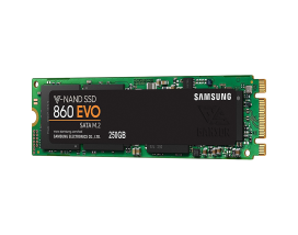 Твердотельный накопитель 250Гб SSD Samsung 860 EVO Series [MZ-N6E250BW]