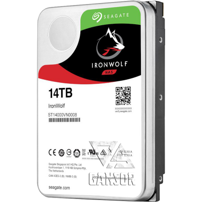 Жесткий диск 14Тб SATA-III Seagate IronWolf [ST14000VN0008]