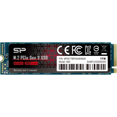 Накопитель SSD 1Tb Silicon Power P34A80 [SP001TBP34A80M28]