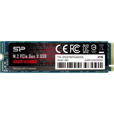 Накопитель SSD 2Tb Silicon Power P34A80 [SP002TBP34A80M28]