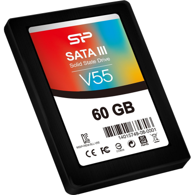 Твердотельный накопитель 60Гб SSD Silicon Power V55 [SP060ГбSS3V55S25]