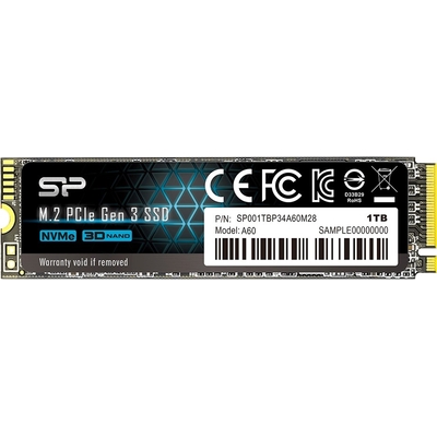 Накопитель SSD 1Tb Silicon Power A60 [SP001TBP34A60M28]