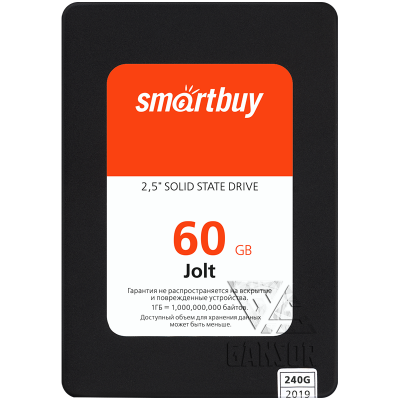 Твердотельный накопитель 60Гб SSD Smartbuy Jolt [SB060Гб-JLT-25SAT3]