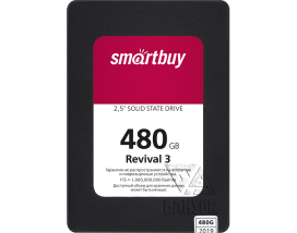Твердотельный накопитель 480Гб SSD Smartbuy Revival 3 [SB480Гб-RVVL3-25SAT3]