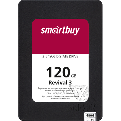 Твердотельный накопитель 120Гб SSD Smartbuy Revival 3 [SB120Гб-RVVL3-25SAT3]