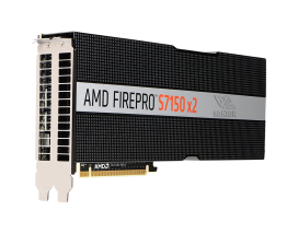 Профессиональная видеокарта AMD FirePro S7150 x2 AMD 16384Mb [100-505722] OEM 