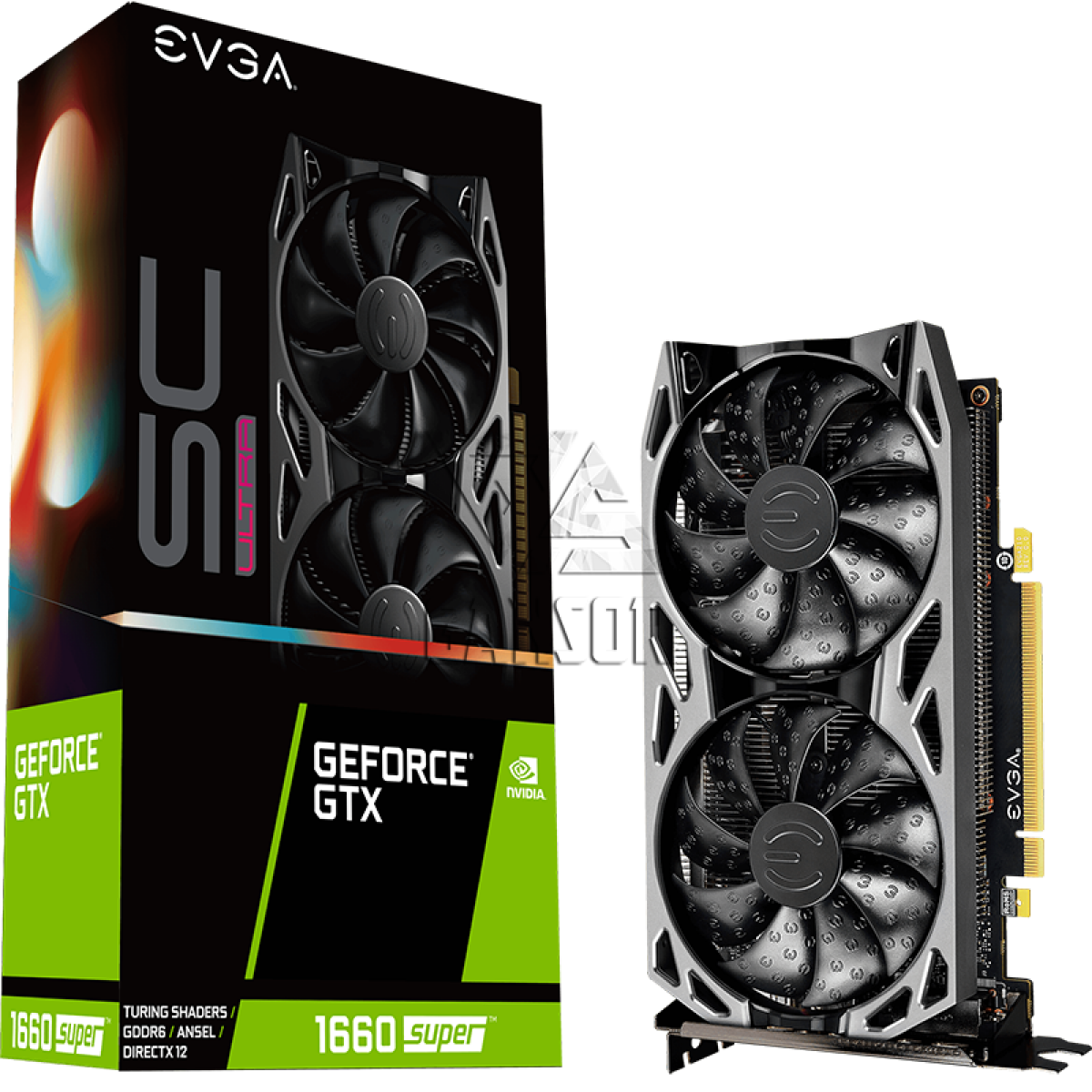 Видеокарта EVGA GeForce GTX 1660 SUPER SC ULTRA GAMING (06G-P4-1068-KR)