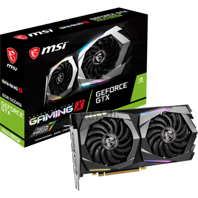 Видеокарта NVIDIA GeForce GTX1660 SUPER Gaming X MSI 6144Mb [GTX 1660 SUPER Gaming X 6G]