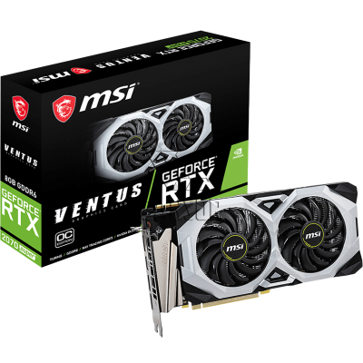 Видеокарта NVIDIA GeForce RTX2070 Super MSI 8192Mb [RTX 2070 SUPER VENTUS OC]