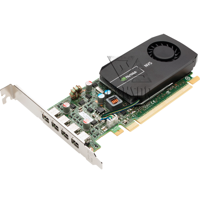 Профессиональная видеокарта NVIDIA Quadro NVS 510 PNY 2048Mb [VCNVS510DPBLK-1] OEM 4xMini DisplayPort