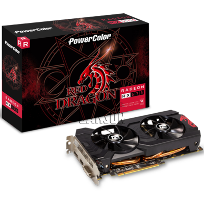 Видеокарта AMD [ATI] Radeon RX 570 PowerColor Red Dragon 8192MBMb [AXRX 570 8GBD5-DHDV3/OC]