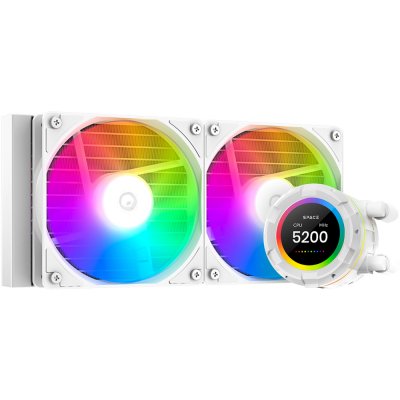 Система жидкостного охлаждения ID-COOLING SL240 XE WHITE [300W]