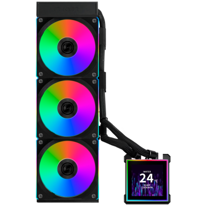 Система жидкостного охлаждения Lian Li HydroShift II LCD-S 360CL Black