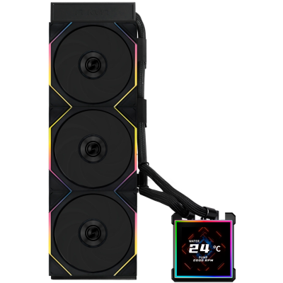 Система жидкостного охлаждения Lian Li HydroShift II LCD-S 360TL Black