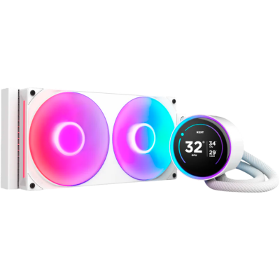 Система жидкостного охлаждения NZXT Kraken Elite 280 White [RL-KR28E-W2] [250W]
