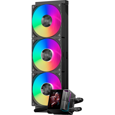 Система жидкостного охлаждения PCcooler DS360 Display ARGB Black [310W]