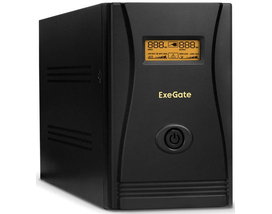 Источник беспребойного питания Exegate SpecialPro Smart LLB-1600 LCD [EURO,RJ]