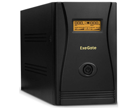 Источник беспребойного питания Exegate SpecialPro Smart LLB-1000 LCD [EURO,RJ]