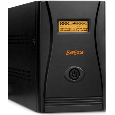 Источник беспребойного питания Exegate SpecialPro Smart LLB-1600 LCD [EURO,RJ,USB]